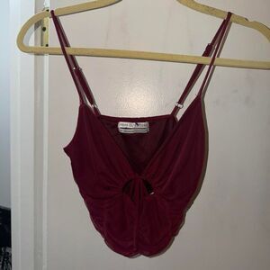 Urban-outfitters Women's Burgundy and Red Corset